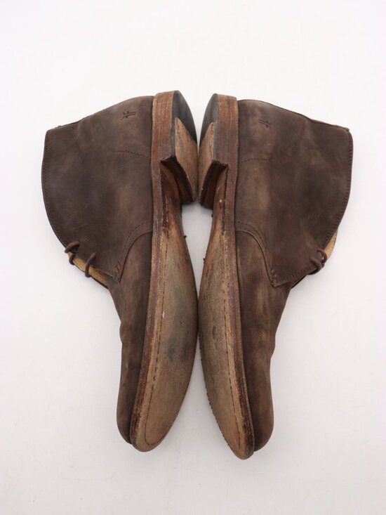Frye Phillip Chukka Boots Men\'s Size 13 D Brown Leather Ankle Lace Up Shoes